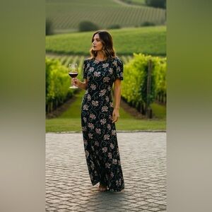 NWT Rhode Floral Maxi Dress